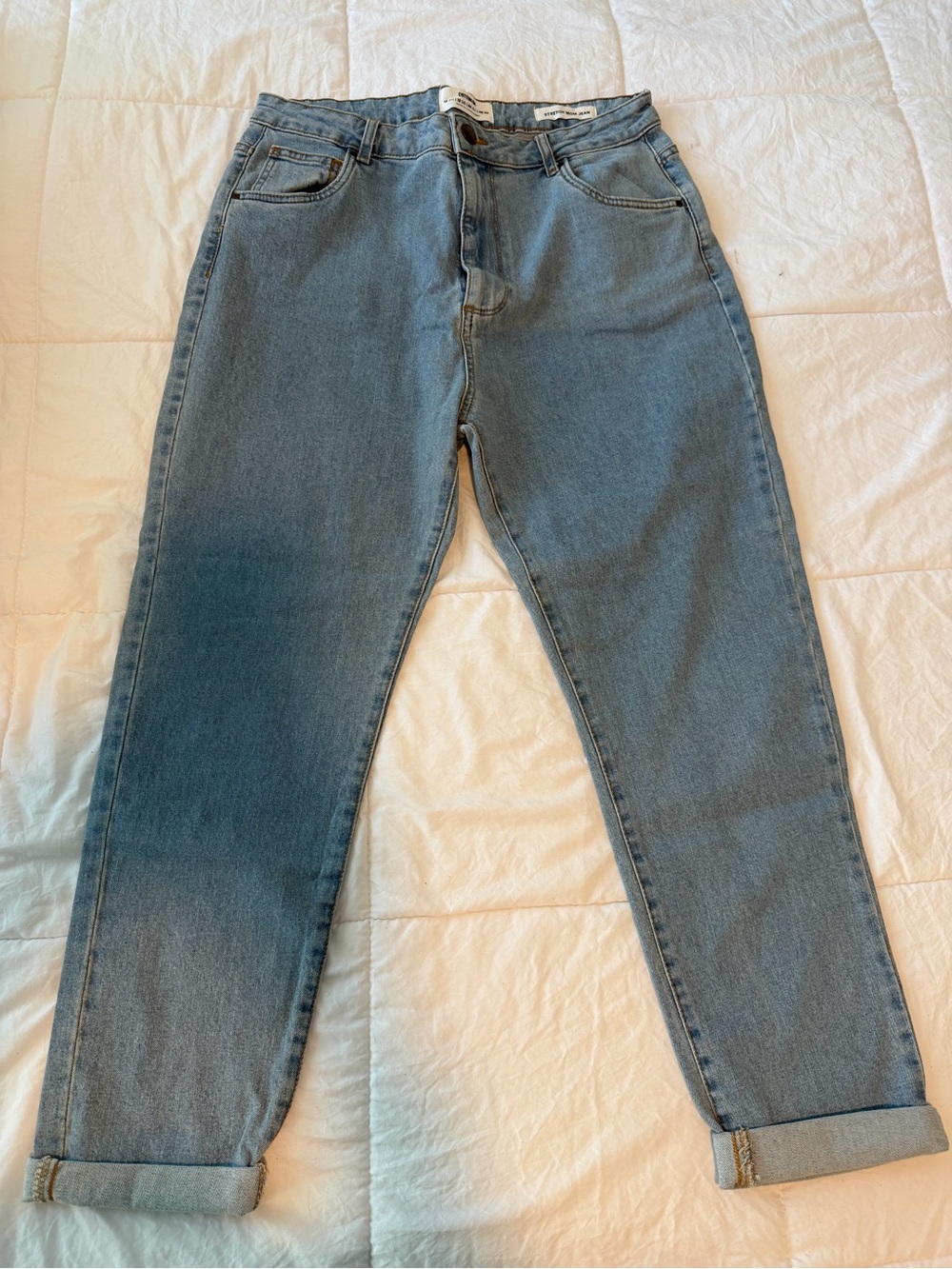 Cotton On Light Blue Stretch Mom Jean - Picture 2 of 3